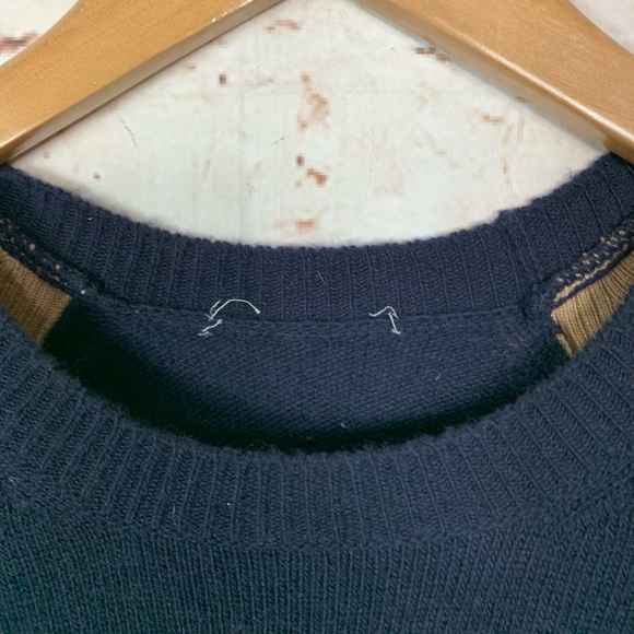 Celine Cashmere Wool Color Block Tunic Sweater - Picture 3 of 8